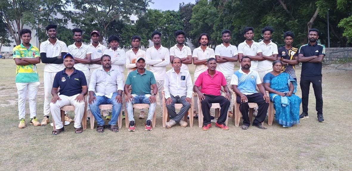 First Place- CM TROPHY Cricket Tournament - Villupuram Dist., Won a Cash Prize of Rs. 45000/-